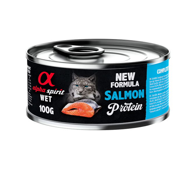 Alpha Spirit Adult Salmon Wet Cat Food