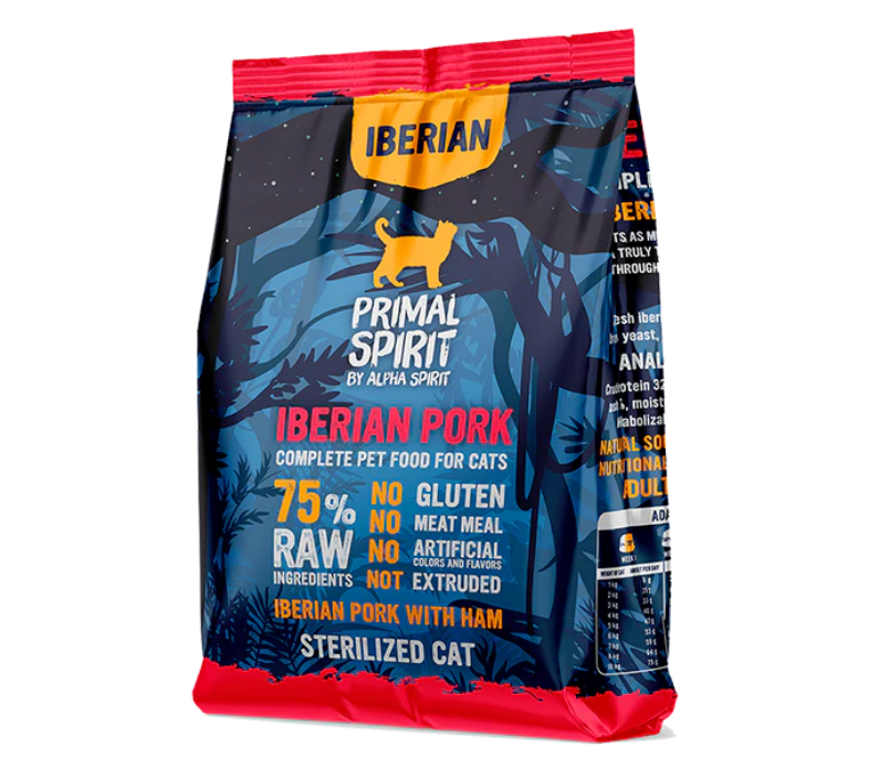 Alpha Spirit Primal Spirit Iberian Ham Cat Food 1kg