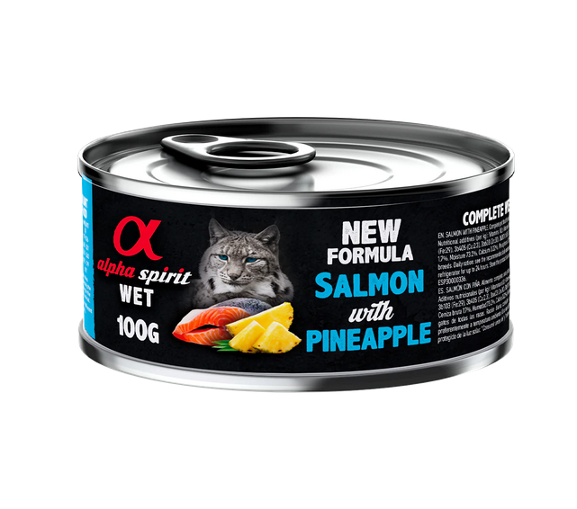 Alpha Spirit Adult Salmon With Pineapple Wet Cat Food