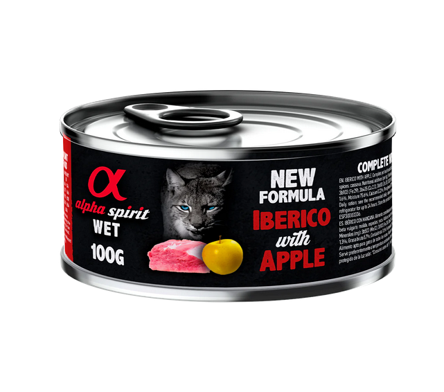 Alpha Spirit Iberico With Apple Adult Wet Cat Food