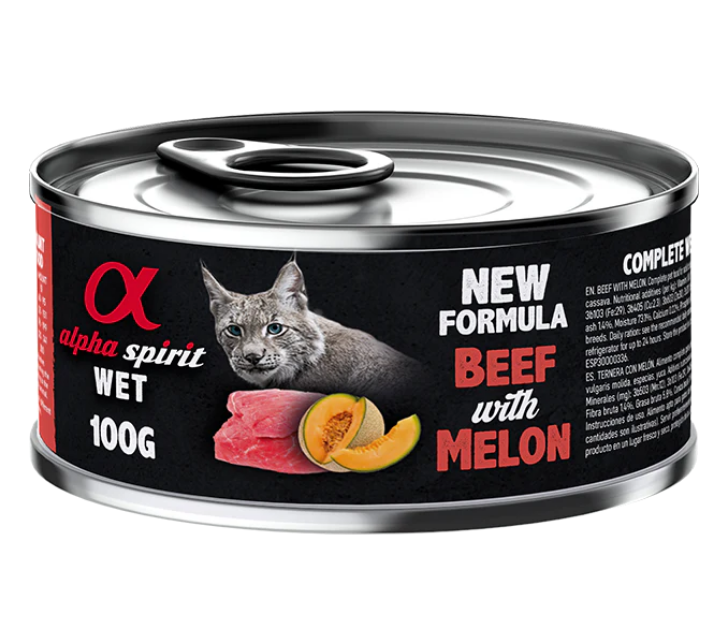 Alpha Spirit Beef with Melon Wet Cat Food