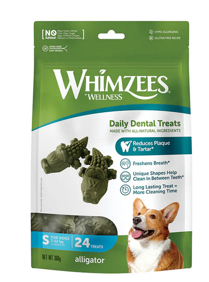 Whimzees Value Bags Alligator Small