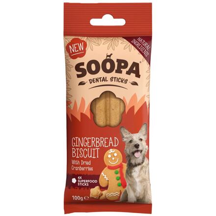 Soopa Gingerbread Biscuit Sticks