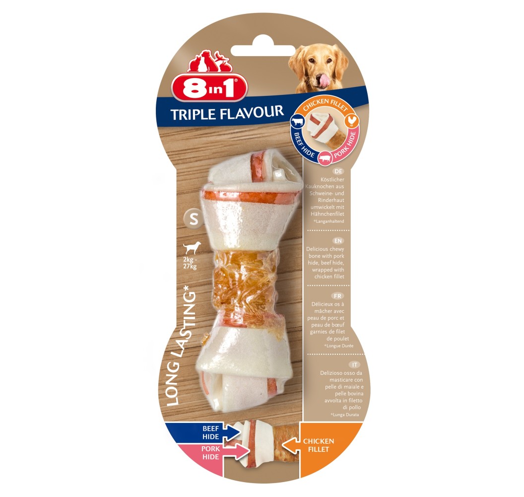 8In1 Bones Triple Flavour
