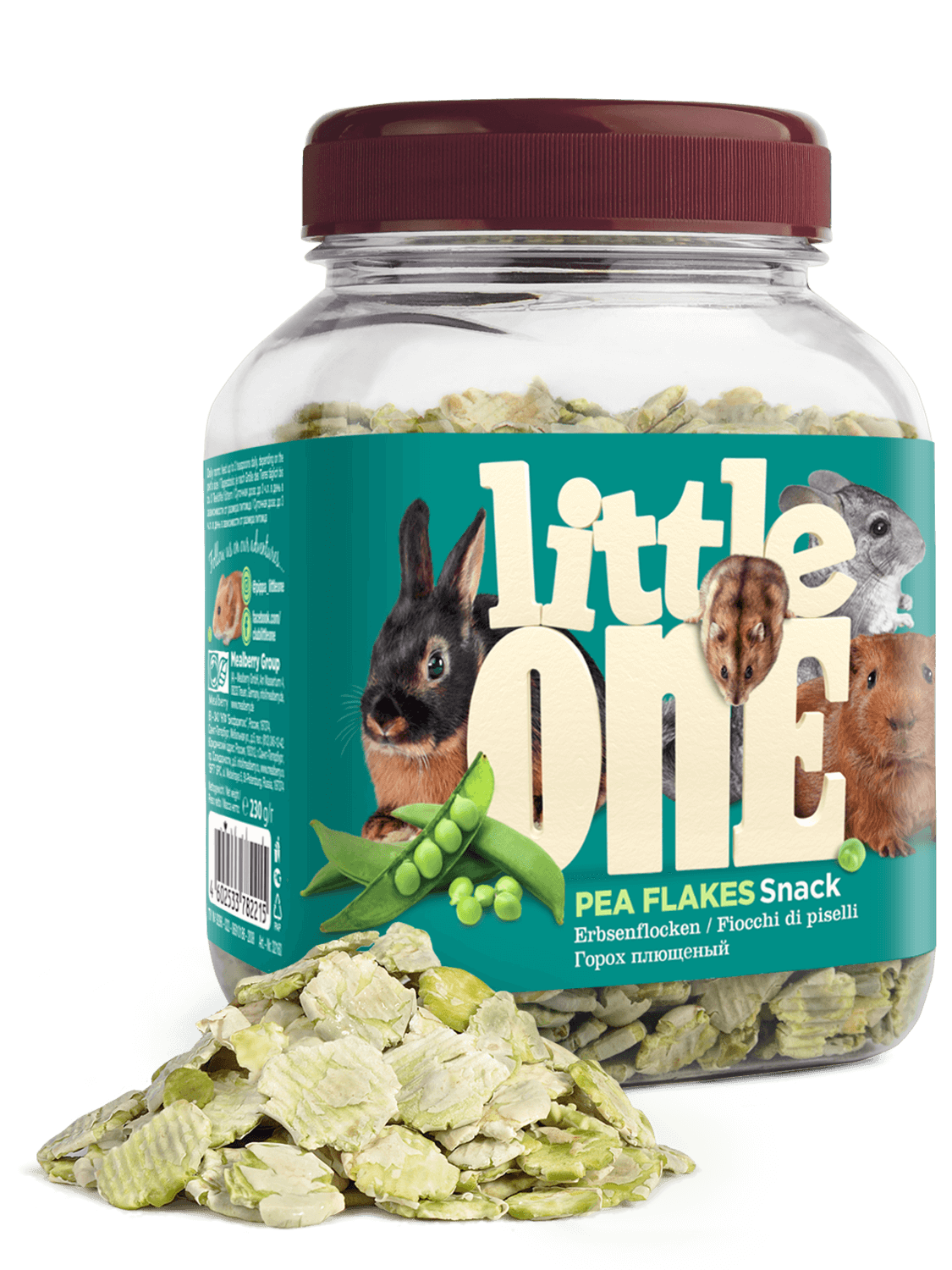 Little One Snack For All Small Mammals Pea Flakes