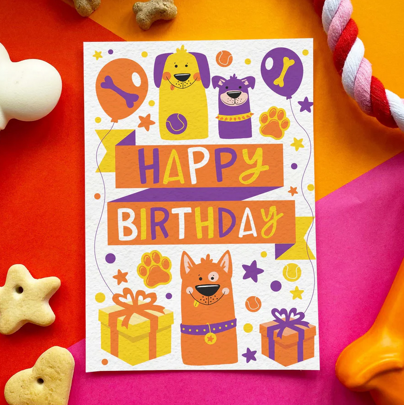 Edible Card Happy Birthday