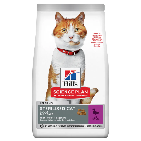 Hill's Science Plan Feline Adult Sterilised Duck