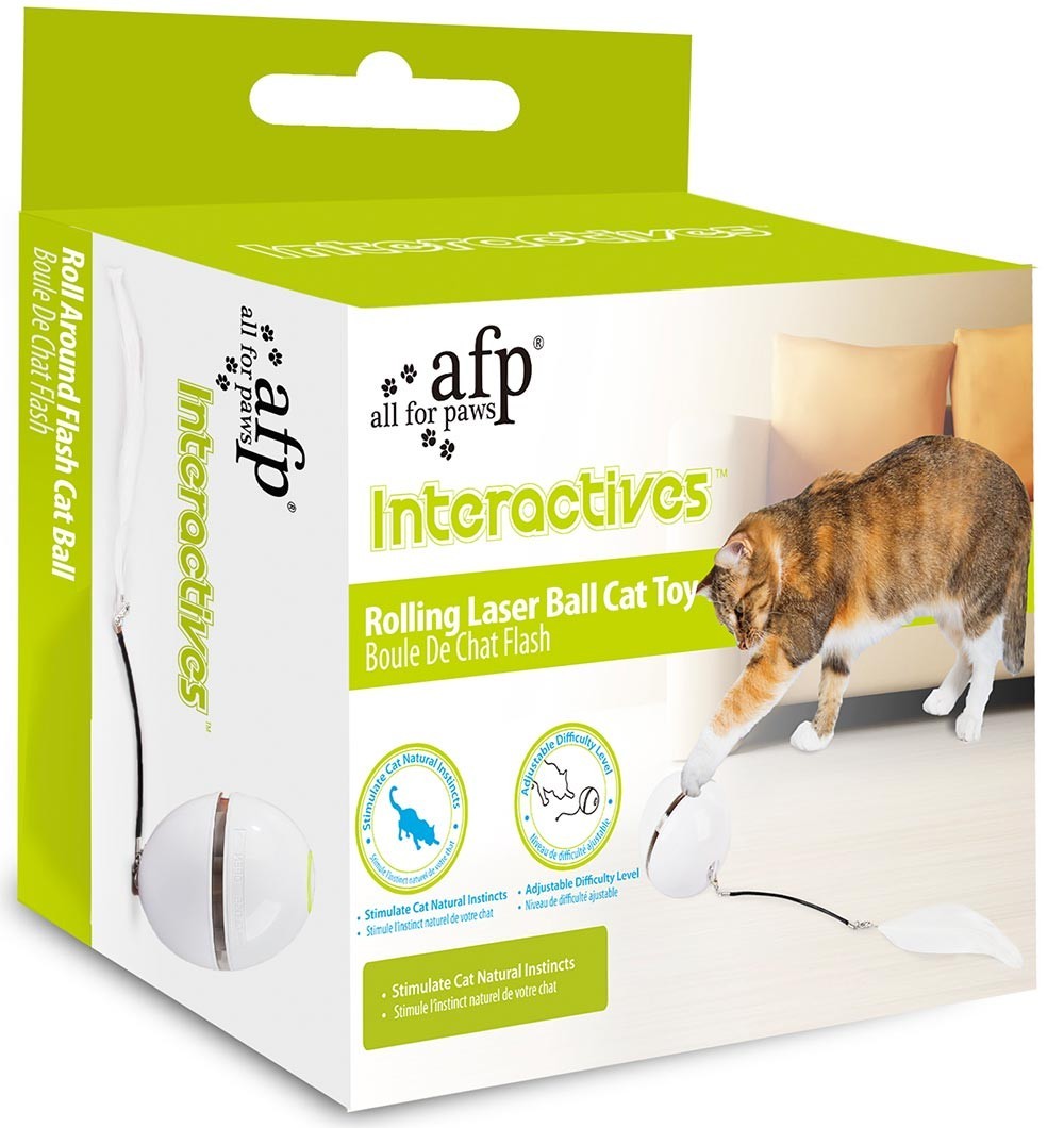 Afp Rolling Laser Ball Interactive Cat Toy