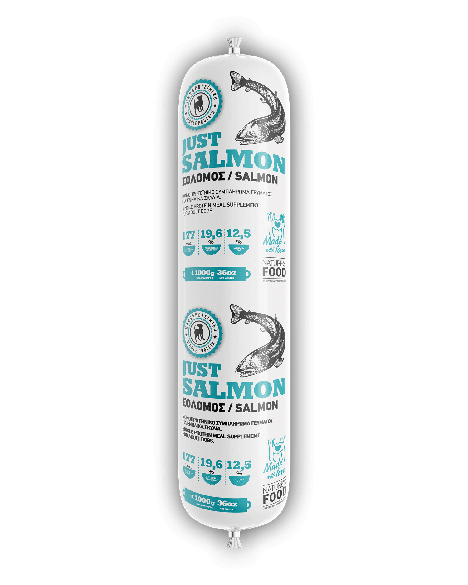 Nature's Just Salmon Sausage