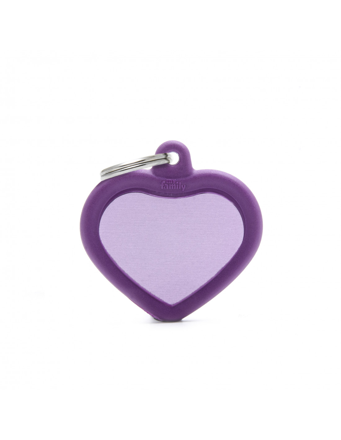 Myfamily Purple Heart With  Rubber