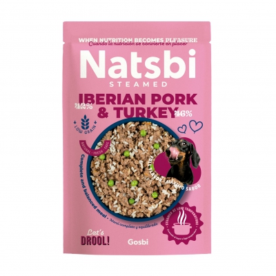 Natsbi Dog Steamed Iberian Pork Turkey