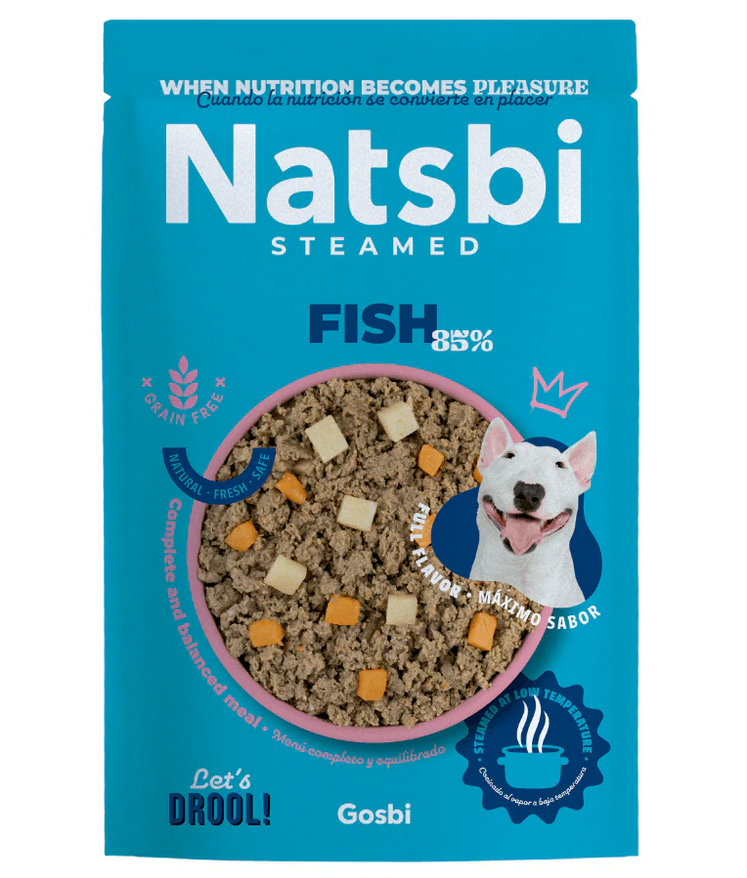 Natsbi Dog Steamed Steamed Fish