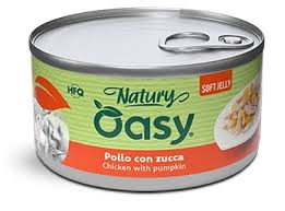 Oasy Wet Cat Natury Chicken with Pumpkin in Soft Jelly
