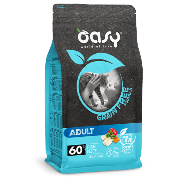Oasy Grain Free Adult Medium And Large Breed Fish