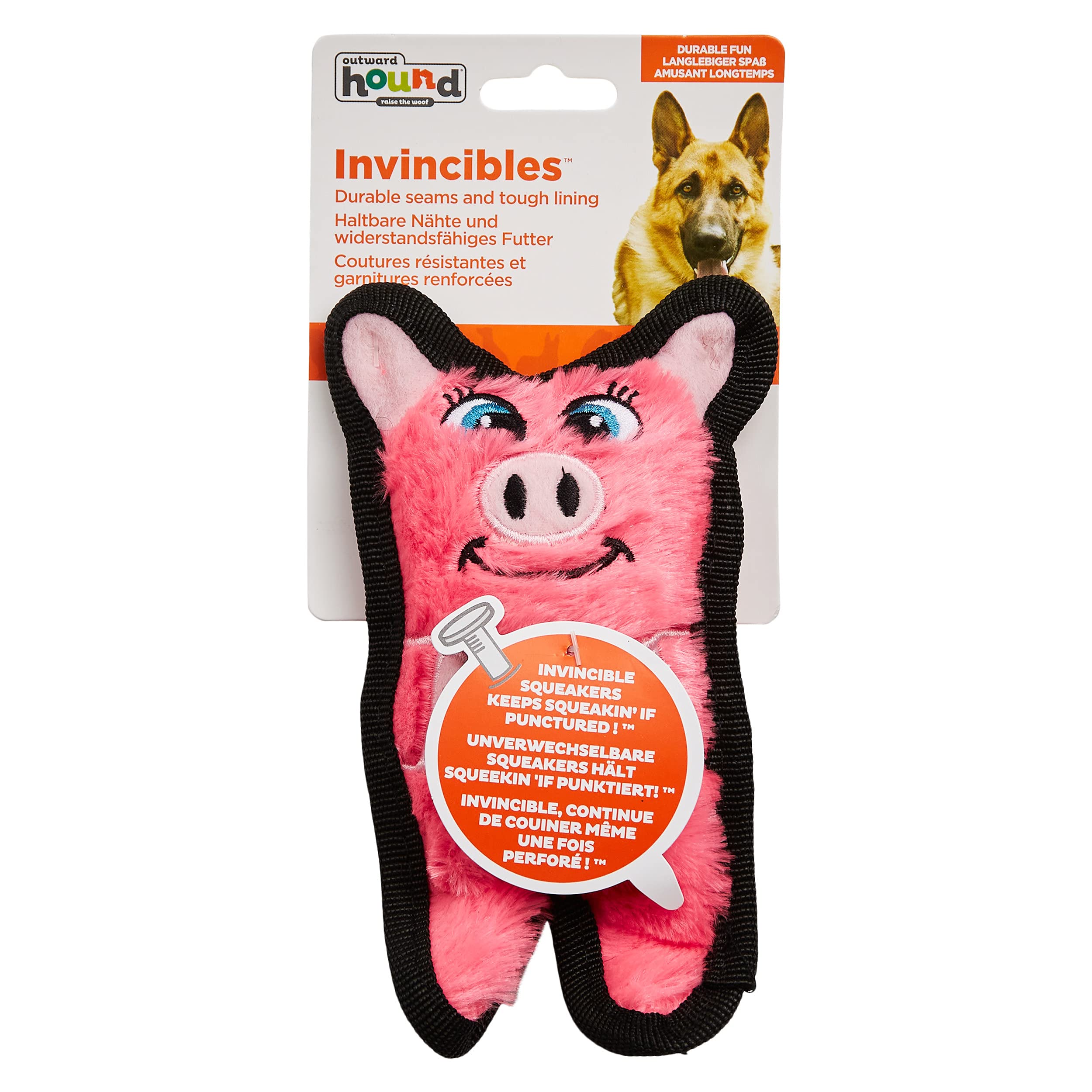 Outward Hound Invincible Mini Pig Dog Toy