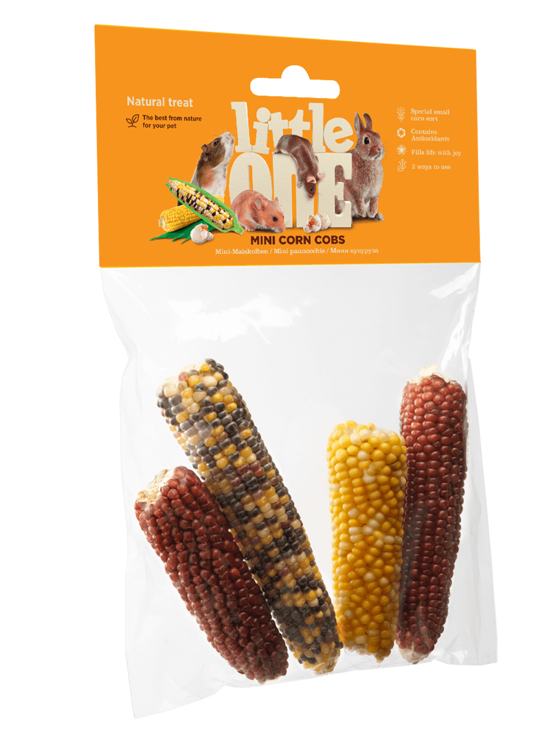 Little One Snack For All Small Mammals Mini Corn Cobs