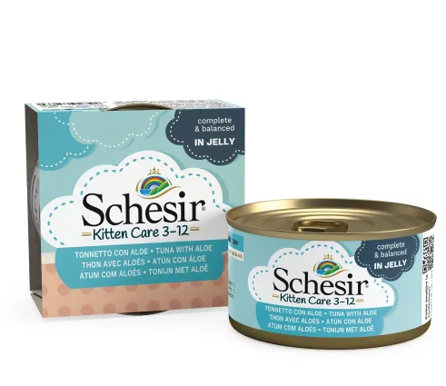 Schesir Kitten Tuna Aloe In Jelly 
