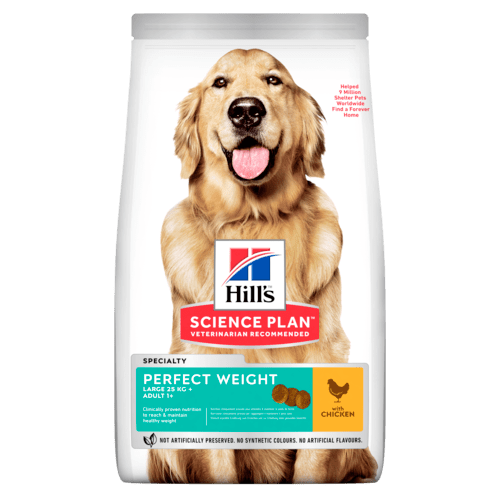 Hill's Science Plan Perfect Weight Large Breed Adult Dog Food With Chicken