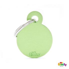 Myfamily Green Circle Nametag