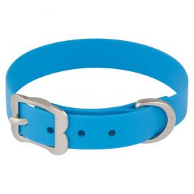 image of Red Dingo Vivid Pvc Blue Dog Collar 