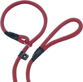 Nobby Fun Retriever Leash And Collar In 1 Dark Red 13 X 170 Cm