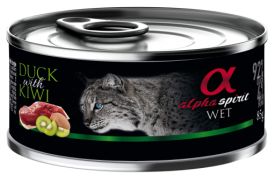 Alpha Spirit Adult Duck  Kiwi Cat Wet Food
