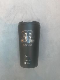 Coffe Thermos Black Duchshund