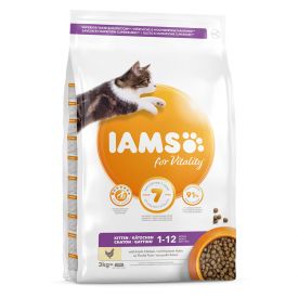 Iams For Vitality Dry Kitten Food With Fresh Chicken