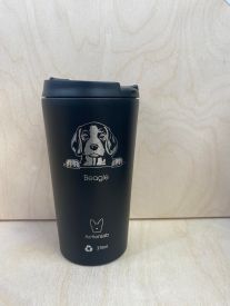 Coffee Thermos Beagle Black