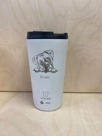 Coffee Thermos Boxer White