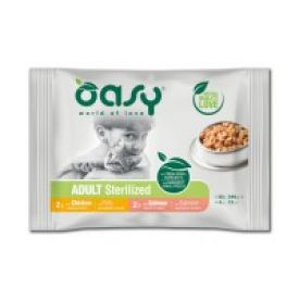 Oasy Wet Cat Bocconcini Multipack Adult Sterilized Selection