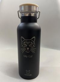 Baboo Bottle Black My Cat