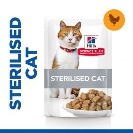 Hills Sterilised Cat Wet Food With Chicken