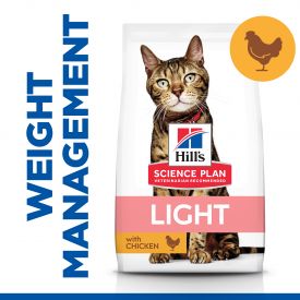Hill's Science Plan Light Adult Cat Food With Chicken