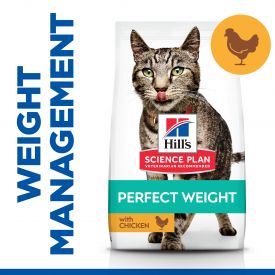 Hill's Science Plan Perfect Weight Adult Cat Food With Chicken