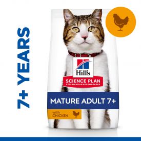 Hill's Science Plan Mature Adult 7+ Cat Food With Chicken