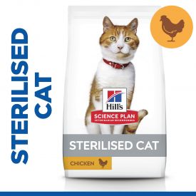 Hill's Science Plan Sterilised Cat Young Adult Cat Food With Chicken