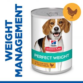 Hill's Science Plan Perfect Weight Dog Food With Chicken & Vegetables