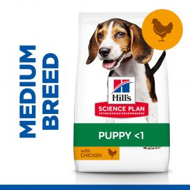 Hill's Science Plan Medium Puppy Food With Chicken