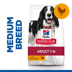 Hill's Science Plan Medium Adult Dog Food With Chicken