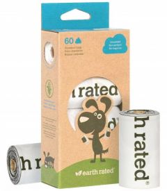 Earth Rated 60 Compostable Bags In 4 Rolls Neutral