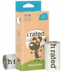 Earth Rated 60 Compostable Bags In 4 Rolls Neutral