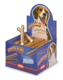 Nobby Starsnack Rolls Buffalo Tubes Filled With Milk 