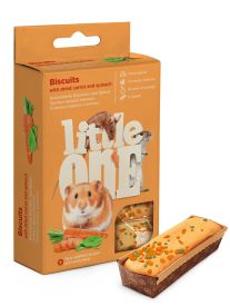 Little One Biscuits For All Small Animals With Carrots And Spinach
