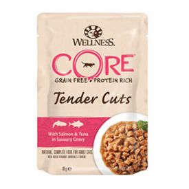 Wellness Core Tender Cuts Salmon And Tuna In Savoury Gravy Cat Food