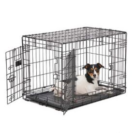 Kong Two Door Ultrastrong Dog Crate Black