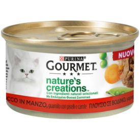 Gourmet Gou Nat Wet Cat Cig Beef/peas/carrots
