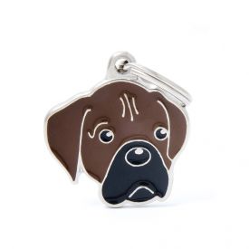 My Family Id Tag Boxer Black/brown