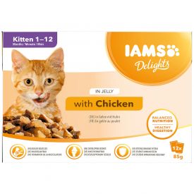  Iams Delights With Chicken In Jelly For Kittens