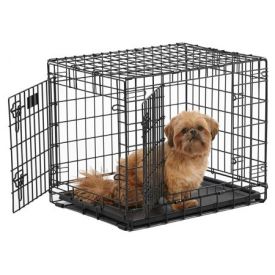 Midwest Ultima Pro Triple Door Dog Crate With Divider Panel And Plastic Pan